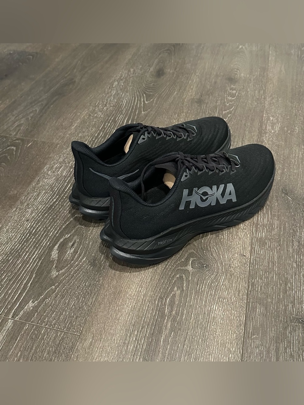 Hoka Mach 5 Black\Black Men’s Running Sneaker Size 11D - Picture 3 of 9